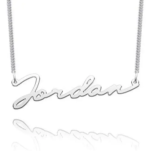 CLY Jewelry Name Necklace of Silver Plated Custom Made with Personalized Gift for Women Girls Couple CLY Jewelry Name Necklace of Silver Plated Custom Made with Personalized Gift for Women Girls Couple