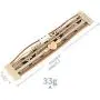 AZORA Leather Cuff Bracelet Multi Strands Beige Wrap Bangle with Pearl Boho Jewelry for Women Teen Girl Gift AZORA Leather Cuff Bracelet Multi Strands Beige Wrap Bangle with Pearl Boho Jewelry for Women Teen Girl Gift
