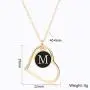 OMAIGAR A-Z 26 Initial Necklaces for Women, 16K Gold Plated Name Personalized Necklace with Dainty Love Heart, Ideal Jewelry Toys Gift for Teen Girls or Daily Wear OMAIGAR A-Z 26 Initial Necklaces for Women, 16K Gold Plated Name Personalized Necklace with Dainty Love Heart, Ideal Jewelry Toys Gift for Teen Girls or Daily Wear