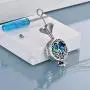 Tree of Life Urn Necklaces for Ashes Sterling Silver Abalone Shell Gymnastics Tree of Life Cremation Jewelry for Ashes Memory Jewelry for Women Men Tree of Life Urn Necklaces for Ashes Sterling Silver Abalone Shell Gymnastics Tree of Life Cremation Jewelry for Ashes Memory Jewelry for Women Men
