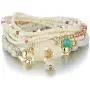 Fuqimanman2020 3 Pcs Bohemian Stackable Bead Bracelets Set Multilayered Stretch Beaded Bracelets Boho Bangles Multicolor Bracelet for Women Girls Jewelry