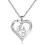 Necklace for Women Infinity Love Heart Cross Rose Flower Womens 925 Sterling Silver Necklace Pendant CZ Diamond Necklace Best Valentines Day for Women Mom Necklace for Women Infinity Love Heart Cross Rose Flower Womens 925 Sterling Silver Necklace Pendant CZ Diamond Necklace Best Valentines Day for Women Mom
