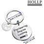 HOLLP Engineering Student Keychain Engineering School Graduation Gifts Engineering Degree Loading Keychain Mechanical Engineer Gift HOLLP Engineering Student Keychain Engineering School Graduation Gifts Engineering Degree Loading Keychain Mechanical Engineer Gift