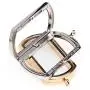 Paialco Magnetic Rectangle Glass Window Floating Locket Pendant Necklace Paialco Magnetic Rectangle Glass Window Floating Locket Pendant Necklace