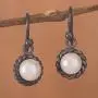 NOVICA Cream Cultured Freshwater Pearl .925 Sterling Silver Dangle Earrings, Sea Riches NOVICA Cream Cultured Freshwater Pearl .925 Sterling Silver Dangle Earrings, Sea Riches