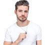 MMTTAO 2Pcs/Set His & Hers Matching Set Titanium Stainless Steel Couple Pendant Necklace for Men Women Lover Cubic Zirconia CZ Charms Pendant Friendship Relationship Promise Love Fashion Jewelry Gifts