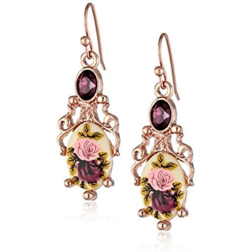 1928 Jewelry Manor House Filigree Drop Earrings