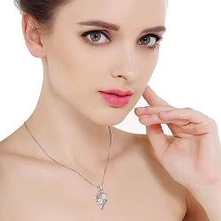 Sterling Silver Mother and Child Sister Forever Love Heart Pendant Necklace Bangle Bracelet for Mothers Day Gift