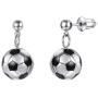 PROSTEEL Stainless Steel 3D Soccer Football/Basketball Charm Necklace/Earrings Unisex Jewelry Boys Mens Girls Womens Fan Gift