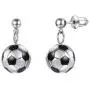 PROSTEEL Stainless Steel 3D Soccer Football/Basketball Charm Necklace/Earrings Unisex Jewelry Boys Mens Girls Womens Fan Gift