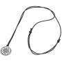 Vintage Tudor Rose Symbol British Royal Pendant Necklace Jewelry