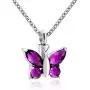 LovelyCharms Butterfly Animal Urn Necklace for Ashes Stainless Steel Keepsake Memorial Cremation