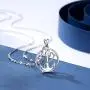 AEONSLOVE Anchor Necklace for Women, 925 Sterling Silver Retro Anchor Pendant 18 Necklace Anchor Jewelry for Women Mom Best Friend Gifts