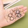6 Pairs Upgrade Stainless Steel Hoop Earrings-Cartilage Earring Small Hoop Earrings Set,Nose Ring Nipple Ring Body Piercing Jewelry for Men Women Gilrs Boys