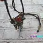 Boho Beaded necklaces for women Long Pendant Beads wood Necklaces for women beads Necklace wooden By DREMINOVA