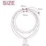 FLYOW S925 Sterling Silver Layered Disc Pendant Choker Necklace Short Dainty Clavicle Necklace for Women Girls FLYOW S925 Sterling Silver Layered Disc Pendant Choker Necklace Short Dainty Clavicle Necklace for Women Girls
