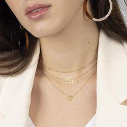 Your Always Charm 2Pcs Zodiac Necklace for Women,12 Constellation Zodiac Pendant Necklace Astrology Necklace with Message Card Zodiac Jewelry Gift
