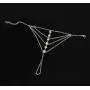 Suyi Elegant Crystal Finger Ring Bracelet Attached Link Hand Harness Bangle Suyi Elegant Crystal Finger Ring Bracelet Attached Link Hand Harness Bangle
