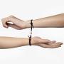 Guanxiaoshuang Couple Magnetic Bracelet Set Rope Braided Charm Adjustable 14K Gold Ball Couple Gift Box Package Jewelry Set Box for Women Men 2 Pieces