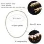 VOLUKA CZ Tennis Chain for Women Men White Gold/Rose Gold/Gold Plated Necklaces