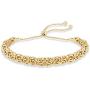 MiaBella 925 Sterling Silver Italian Byzantine Bolo Bracelet for Women, Adjustable Bracelet Handmade in Italy