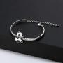 BAUNA Panda Gifts Cute Animal Panda Bear Jewelry Sometimes I Just Want to Be a Panda So I Could Eat and Sleep all Day and Still be Cute Funny Keychain Gifts (panda bracelet)