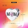 NINGAN Heart Mom Charms for Womens Charms Bracelet, 925 Sterling Silver Beads Fits Charm Necklaces, Happy Birthday Gifts for Women Girls Boy Men