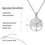Agvana Sterling Silver Necklace for Women Family Tree of Life Pendant Dainty Jewelry Anniversary Birthday Mothers Day Gifts for Mom Her Teen Girls Mom Grandma Wife Sister Daughter with Jewelry Box