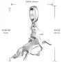 EVESCITY Mustang Horse Farm Cowboy Horseback Rider 925 Sterling Silver Beads For Charm Bracelets Best Jewelry Gifts for Her Holiday Women Family EVESCITY Mustang Horse Farm Cowboy Horseback Rider 925 Sterling Silver Beads For Charm Bracelets Best Jewelry Gifts for Her Holiday Women Family