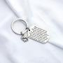 FUSTMW Baby Mine Elephant Keychain Movies Elephant Inspired Gifts Mom Baby Inspirational Jewelry Elephant Lover Gifts
