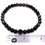 Mens Warrior Stone Lava Stretch Bead Bracelet Handcrafted in USA - Brown / Black Mens Warrior Stone Lava Stretch Bead Bracelet Handcrafted in USA - Brown / Black