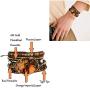 Plumiss Boho Handmade Imperial Jasper Bracelets Natural Stone Crystal Hematite Mixed Beaded Strand Bracelet