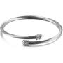 Jude Jewelers Stainless Steel Cable Wire Open Cuff Adjustable Size Bangle Bracelet