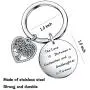 De&ai Godmother Goddaughter, Jewelry The Love Between a Godmother and Goddaughter is Forever Keychain, Aunt Niece Gift De&ai Godmother Goddaughter, Jewelry The Love Between a Godmother and Goddaughter is Forever Keychain, Aunt Niece Gift