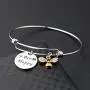 WUSUANED Honey Bee Bracelet Bee Happy Inspirational Jewelry Gift for Bee Lover WUSUANED Honey Bee Bracelet Bee Happy Inspirational Jewelry Gift for Bee Lover