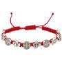 Autom Confirmation Bracelet St Benedict and Holy Spirit Dove Medal Accessory, 7 1/2 Inch