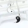 Long tiantian Yin Yang Necklace Bracelet Set for Couple His and Hers Bracelets Friendship Promise Necklaces for 2 Couple Gifts Long tiantian Yin Yang Necklace Bracelet Set for Couple His and Hers Bracelets Friendship Promise Necklaces for 2 Couple Gifts