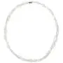 Gem Stone King Twisted White Cultured Freshwater Pearl 16 Inch Necklace for Women and 7 Inch Bracelet with Magnetic Clasp