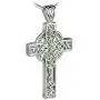 Solvar Trinity Knot Celtic Cross Necklace Sterling Silver Irish Made in Gift Box Solvar Trinity Knot Celtic Cross Necklace Sterling Silver Irish Made in Gift Box