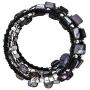 Shop LC Handmade Coastal Stainless Steel Earrings Wrap Bracelet Multi Strand Layered Necklace 22'' Beaded Fashion Costume Prom Vintage Jewelry Sets for Women