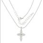 Montana Silversmiths Against The Light Cross Necklace