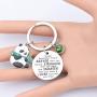 Funny Cute Panda Keychain You are Braver Stronger Smarter Than You Think Keychain Animal Panda Bear Jewelry Pandas Lover Gift