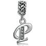 JMQJewelry Initials Letters A-Z Alphabet White Birthstone Charms for Bracelets Mom Wife Sister Grandma Daughter Gifts