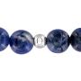 Believe London Sodalite Bracelet with Jewelry Bag & Meaning Card | Strong Elastic | Precious Natural Stones Crystal Healing Gemstone