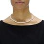 14K Yellow Gold over Sterling Silver Round Genuine Cultured Freshwater Pearl 3 Piece Pearl Set, 18 inches