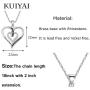 KUIYAI Back The Blue Necklace Police Wife Mom Gift Thin Blue Line Necklace Deputy Wife Jewelry Support Law Enforcement Gift