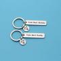 FOTAP Yoda Best Daddy Yoda Best Mommy Keychain Set Daddy Mommy Gift Family Set Jewelry Birthday Present For Daddy Mommy