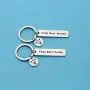 FOTAP Yoda Best Daddy Yoda Best Mommy Keychain Set Daddy Mommy Gift Family Set Jewelry Birthday Present For Daddy Mommy FOTAP Yoda Best Daddy Yoda Best Mommy Keychain Set Daddy Mommy Gift Family Set Jewelry Birthday Present For Daddy Mommy