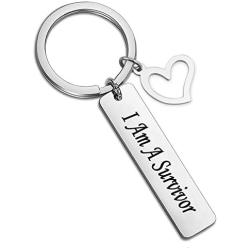 HN HNHB I Am A Survivor Inspirational Keychain Friend Gift Recovery Jewelry Gifts