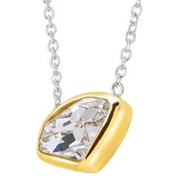 Silpada Dazzler Necklace with Crystal in Sterling Silver & Brass